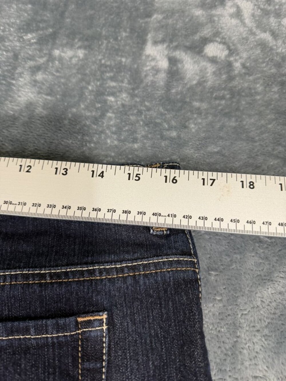 Gloria Vanderbilt Amanda Tapered Leg Dark Wash Jeans Size 14  Stretch Denim - Picture 8 of 10